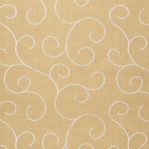 schumacher - adhafera scroll - straw - 5003541 - wallpaper