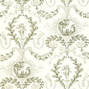 schumacher - jester arabesque - grisaille - 5004110 - wallpaper