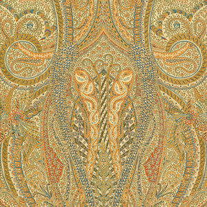 schumacher - emile cachemire - spice - 5004191 - wallpaper