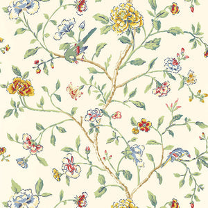 schumacher - annabelle vine - primary - 5004400 - wallpaper