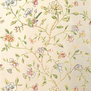 schumacher - annabelle vine - pewter - 5004404 - wallpaper