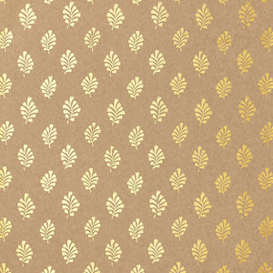 schumacher - bakara leaf - gilt - 5005233 - wallpaper