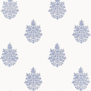 schumacher - asara flower - delft - 5005321 - wallpaper