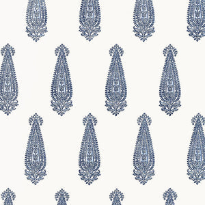schumacher - katara paisley - delft - 5005331 - wallpaper