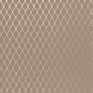 Schumacher - Valencia - Taupe / Pewter - 5005912 - Wallpaper