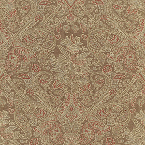 schumacher - sinclair paisley - vicuna - 5006251 - wallpaper