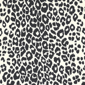 schumacher - iconic leopard - graphite - 5007012 - wallpaper