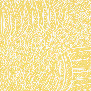 schumacher - featherfest - citron - 5007562 - wallpaper