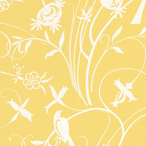 schumacher - sky meadow - yellow - 5007622 - wallpaper