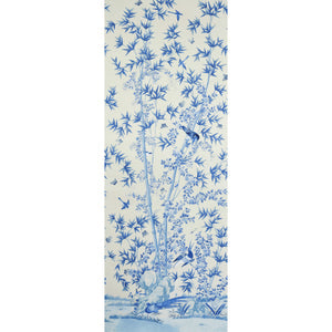 Schumacher - Brighton Pavilion Panel - Blue - 5007744 - Wallpaper