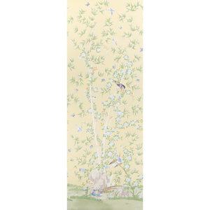 schumacher - brighton pavilion panel - yellow - 5007747 - wallpaper