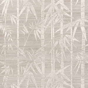 schumacher - les bambous sisal - fog - 5008311 - wallpaper