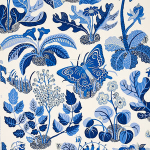 schumacher - exotic butterfly - marine - 5008423 - wallpaper