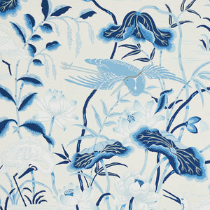 schumacher - lotus garden - porcelain - 5008435 - wallpaper