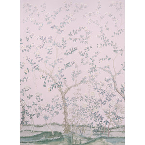 Schumacher - Madame De Pompadour Panel Set - Blush - 5008542 - Wallpaper