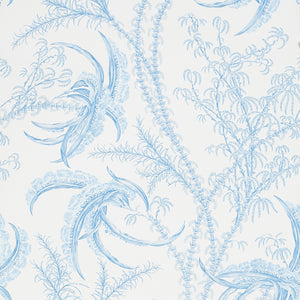 schumacher - ocean toile - delft - 5008720 - wallpaper