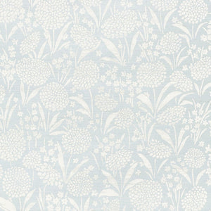 schumacher - chrysanthemum sisal - sky - 5009780 - wallpaper