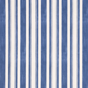 Schumacher - Villa Stripe - Navy - 5009925 - Wallpaper