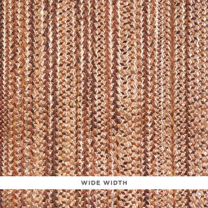 schumacher - braided bacbac shimmer - copper - 5010210 - wallpaper