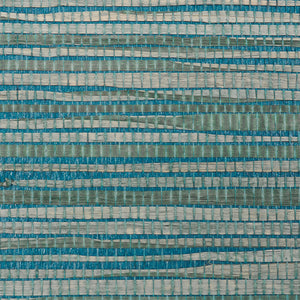Schumacher - Dyed Raffia - Blue - 5010341 - Wallpaper