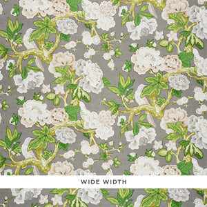 schumacher - bermuda blossoms - slate - 5010521 - wallpaper