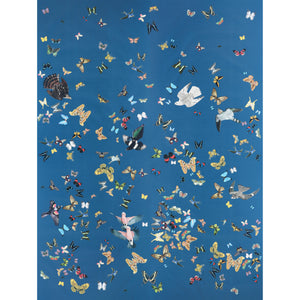 schumacher - queen's flight panel set - navy - 5010867 - wallpaper