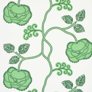 schumacher - queen fruit - jade - 5011411 - wallpaper
