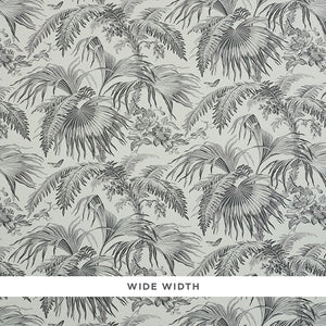 schumacher - toile tropique - black - 5011481 - wallpaper