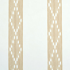 schumacher - sequoia stripe - camel - 5011531 - wallpaper