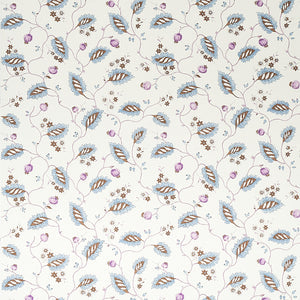 schumacher - maryam vine - sky & plum - 5011601 - wallpaper