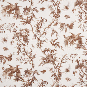 schumacher - toile de la prairie - brown - 5011712 - wallpaper