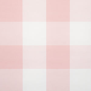 Schumacher - Willa Check Large - Pink - 5012354 - Wallpaper