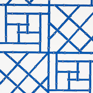 Schumacher - Trellis - Indigo - 5012570 - Wallpaper