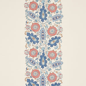 Schumacher - Anatolia - Blue & Red - 5012870 - Wallpaper