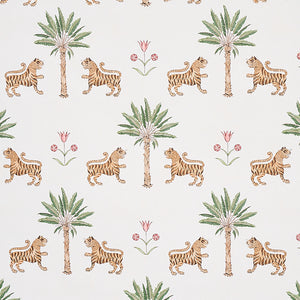 Schumacher - Tiger Palm - Crimson - 5012922 - Wallpaper