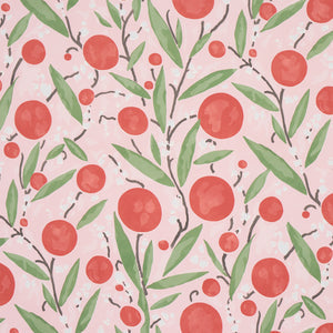 schumacher - mirabelle - cherry & blush - 5013201 - wallpaper