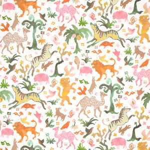 schumacher - beasts - pink and gold - 5013532 - wallpaper