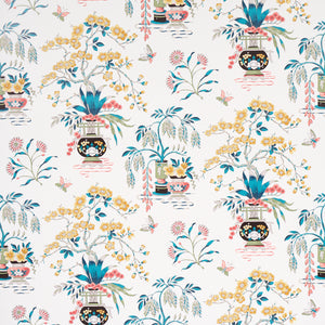 schumacher - ming vase - multi - 5013581 - wallpaper