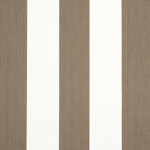 schumacher - edwin stripe wide - mocha - 5013621 - wallpaper