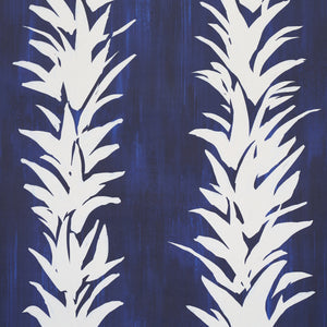 Schumacher - White Lotus - Cobalt - 5013661 - Wallpaper