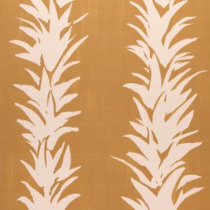Schumacher - White Lotus - Deep Yellow - 5013662 - Wallpaper