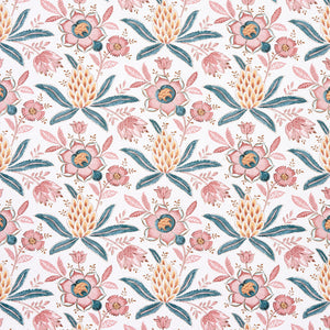 schumacher - lafayette botanical - rosso antico - 5013752 - wallpaper