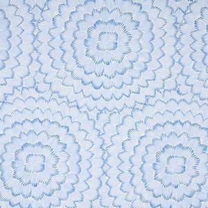 Schumacher - Feather Bloom - Blue - 5013820 - Wallpaper
