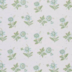 schumacher - colline - leaf & aqua - 5014221 - wallpaper