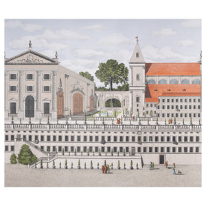 schumacher - piazza firenze panel set - document - 5014300 - wallpaper