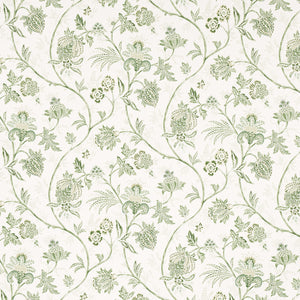 schumacher - chinoiserie vine - leaf green - 5014351 - wallpaper