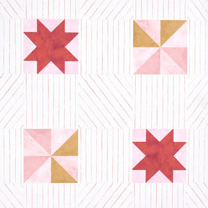 Schumacher - Alexander - Red & Earthy Pink - 5014550 - Wallpaper