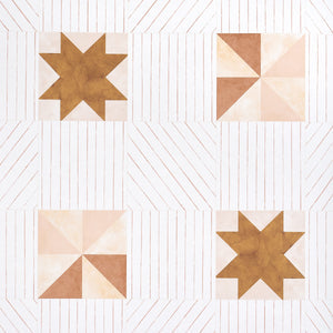 schumacher - alexander - terracotta & warm peach - 5014551 - wallpaper
