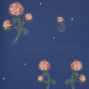 schumacher - rhinestone cowboy - clean blue - 5014582 - wallpaper