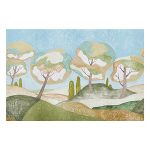 schumacher - forest hills panel set - sky - 5014650 - wallpaper